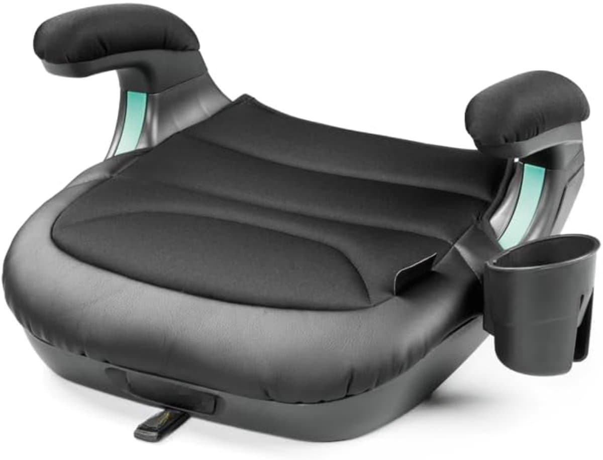 REN® Zitverhoger Auto - Stoelverhoger voor Auto - Kinderzitje Auto - Zoethout - 40cm x 44cm x 25cm ; 3.41 kg