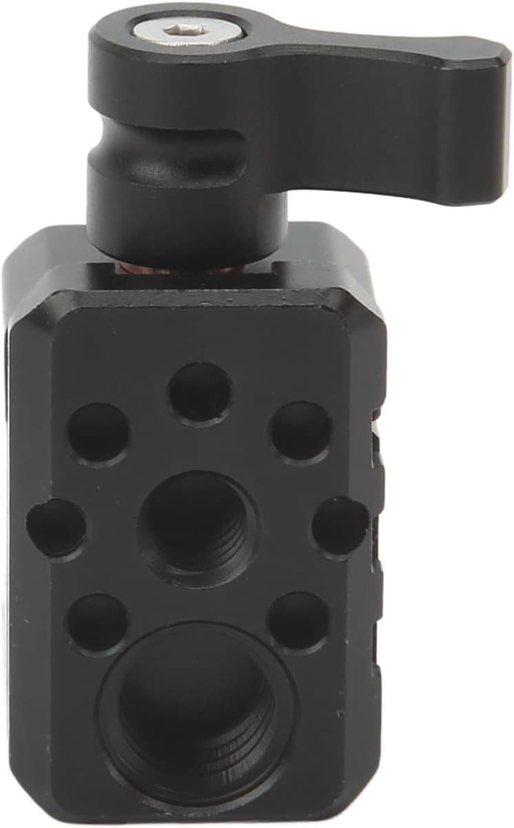 Snelontgrendelbare Rail Locking Clamp van Aluminium Legering met 1/4 Inch en 3/8 Inch Draad voor DSLR Camera's en Cage Platen