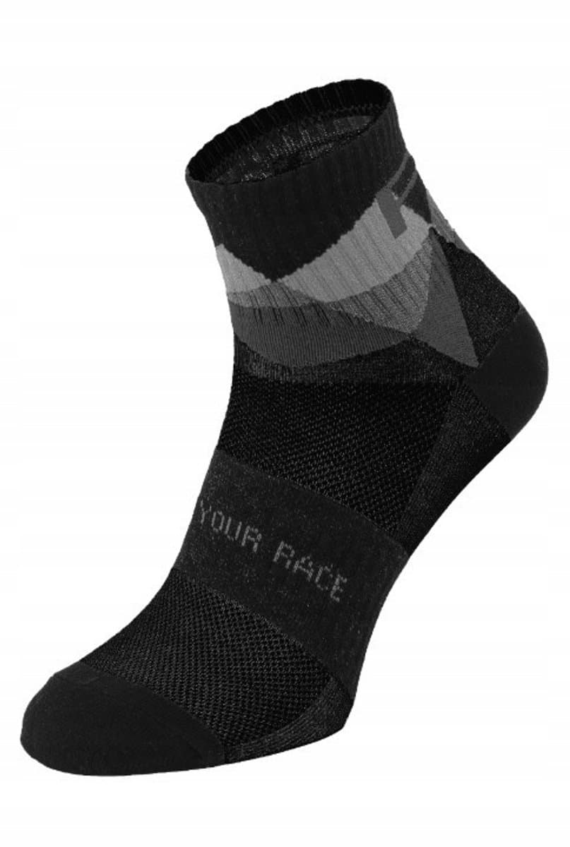 R2 MOON Fietssokken unisex zwart maat 43-46