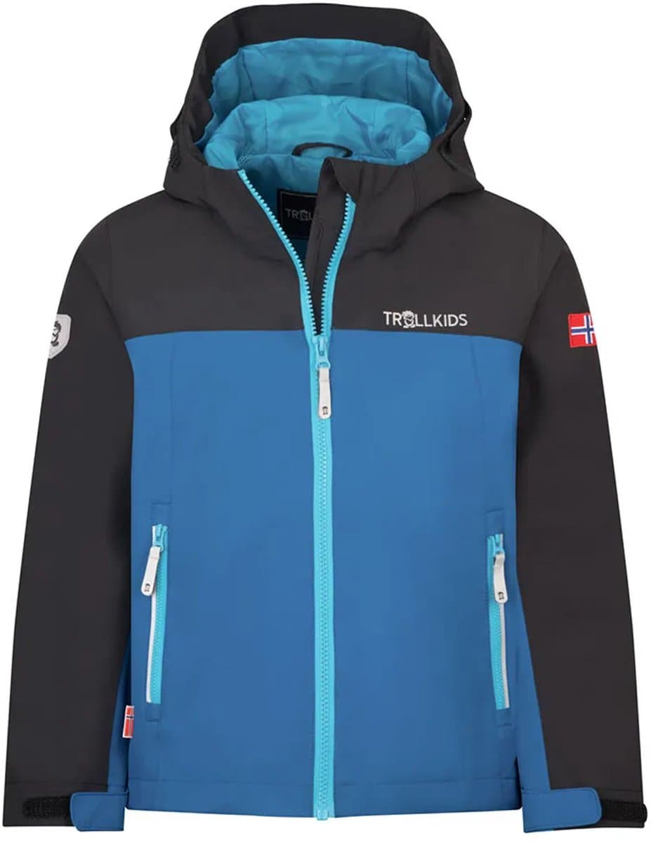 Trollkids Telemark Jas Blauw 122 cm Kinderen