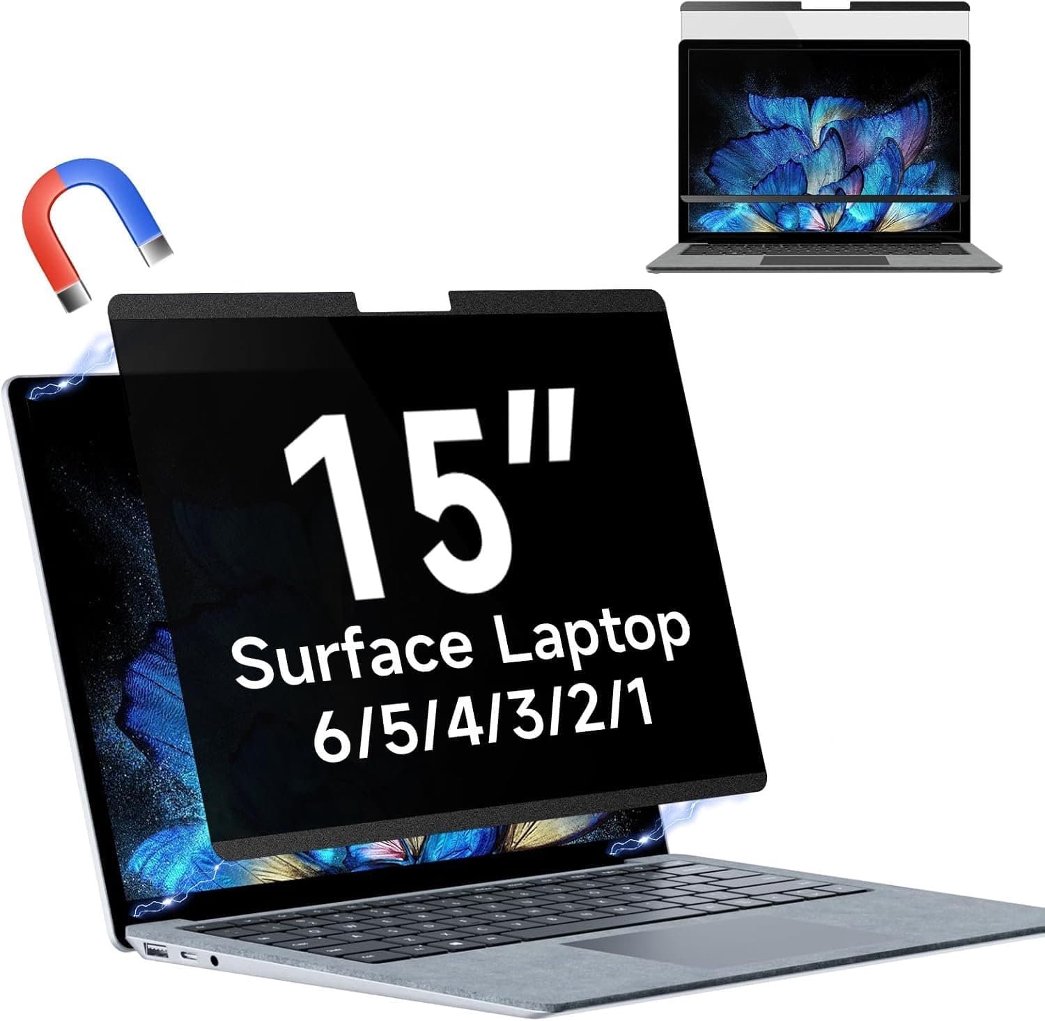 Magnetisch Privacy Filter voor Surface Laptop 15" - Anti-Spy & Blauw Licht Filter