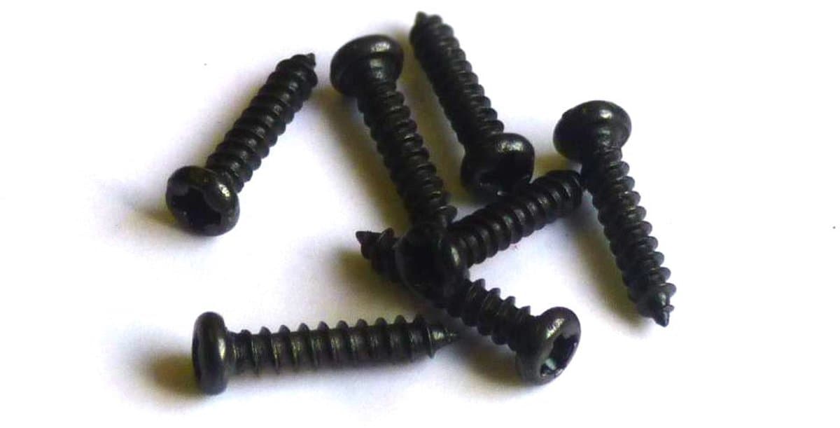 Houtschroeven, met punt en PH kruiskop, afmetingen: 1,7 x 4 mm, VE=100 stuks, kopdiameter = 3,2 mm, fabrieksinstallatie: staal zwart