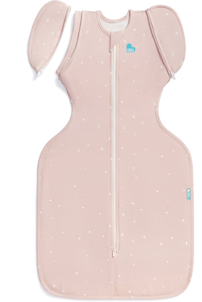 Love to Dream™ Babyslaapzak Swaddle Up™ - Inbakeren afbouwen - Baby 6-9 maanden - 8.5-11 kg - All Season - Powder Pink