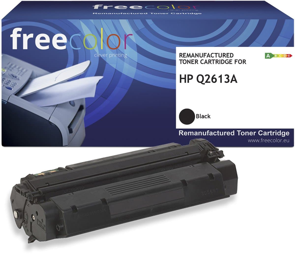 Free Color toner (replaces HP 13A Q2613A) black 2500 pages CC