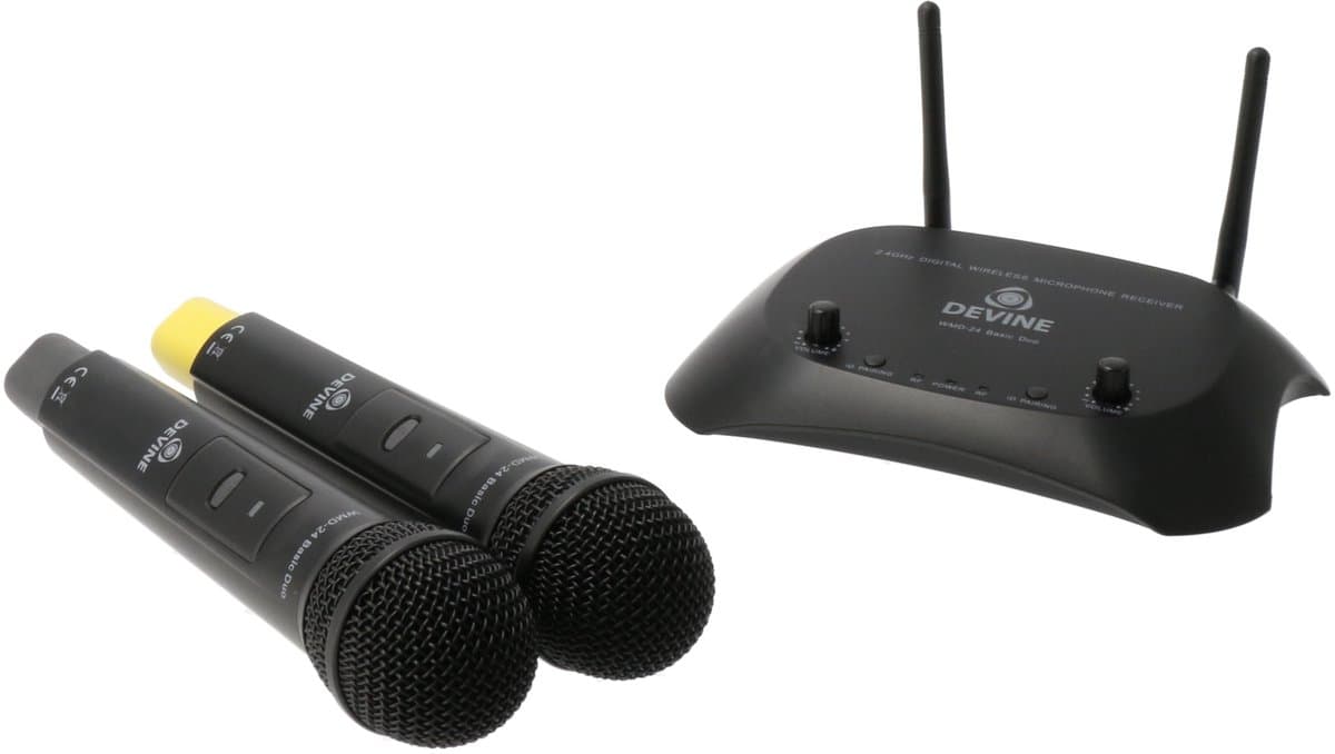 Devine WMD-24 Basic Duo draadloos handheld systeem (2.4 GHz)