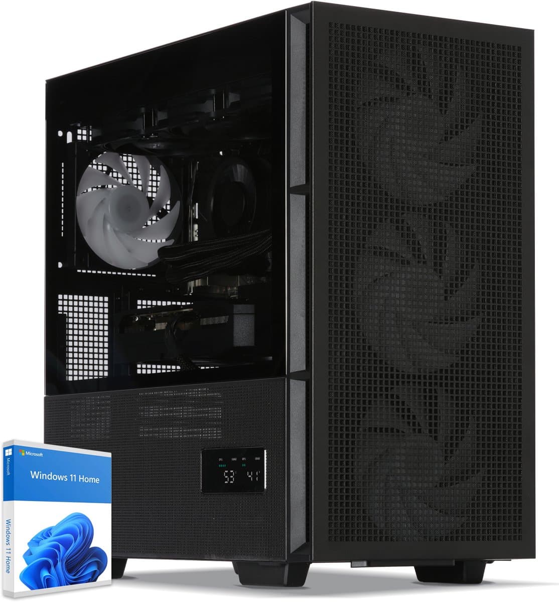 Sedatech Pro Gaming PC Waterkoeling • AMD Ryzen 5 9600X 6x 3.9GHz • Geforce RTX5070Ti • 32Gb DDR5 • 2Tb SSD M.2 • WiFi • Bluetooth, USB C • Windows 11 • Desktop computer
