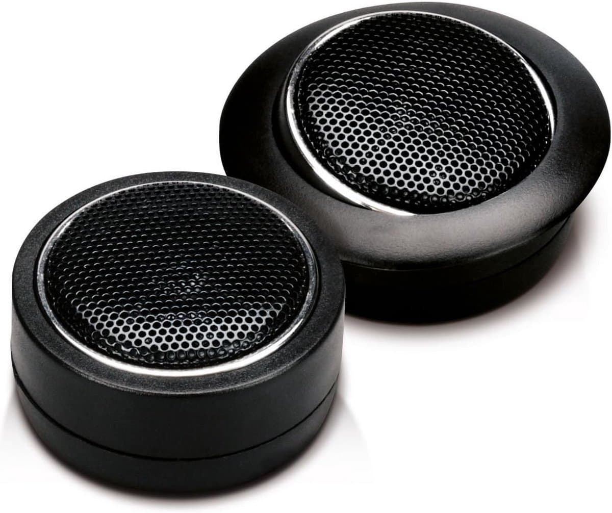 Set van 2 Tweeters 4 Ohm Hoge Tonen Luidspreker met Zijden Kalot en Neodymium Magneet
