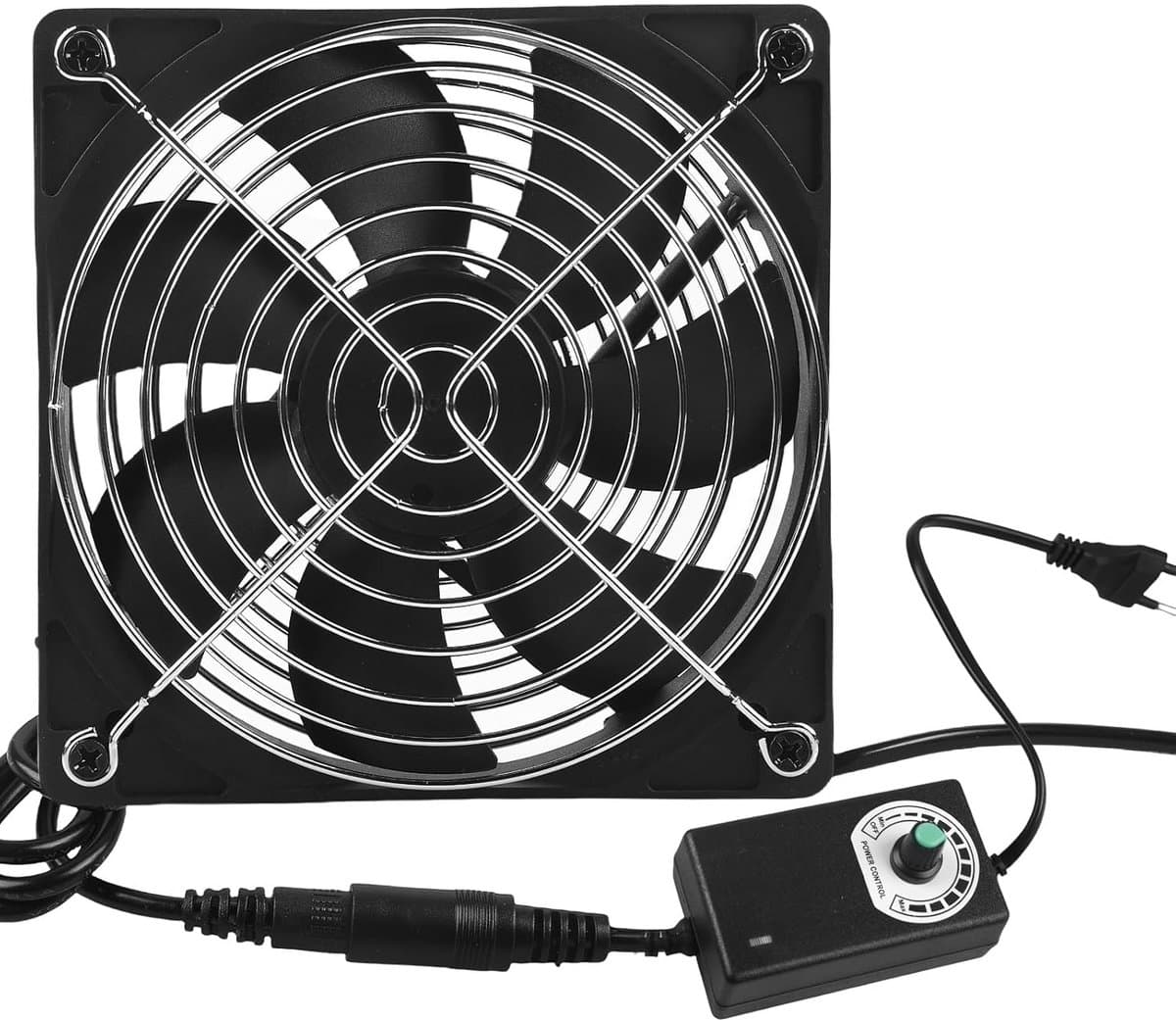 Stille 120mm PC Behuizing Ventilator met Instelbare Snelheid - 220V Koeling voor Computer, Router en Elektronica