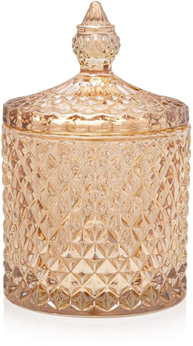 TopWosk - Kristallen Container - Gouden Klep - 300ml