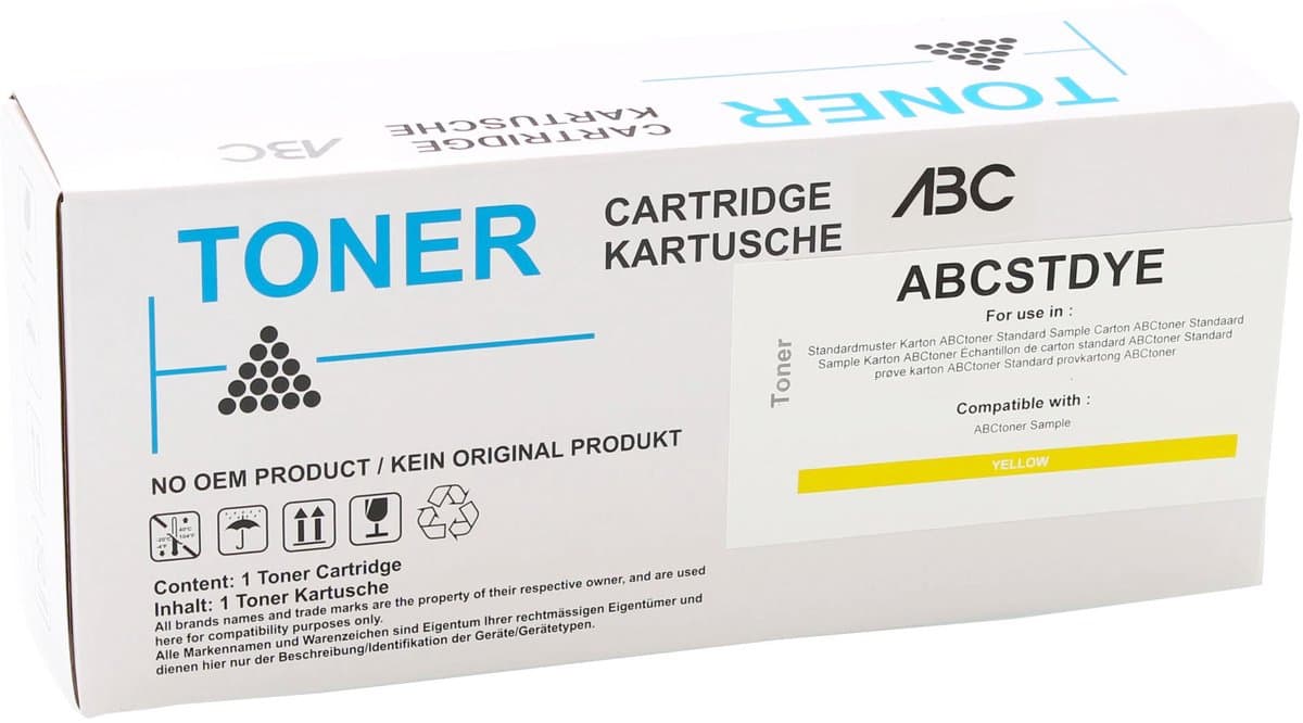 ABC huismerk toner geschikt voor Utax PK-5027Y geel 2400 pagina's geschikt voor P-C2157w MFP Triumph Adler PC2157w MFP