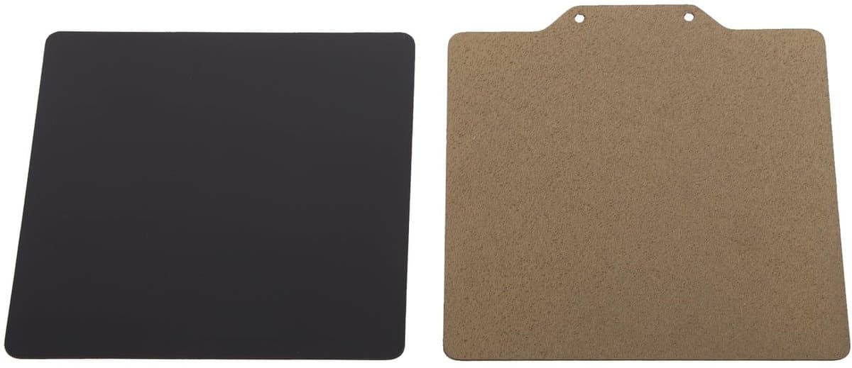 Allecto - Magnetische veerstalen constructieplaat - 3D-printers - Dubbelzijdig PEI-poeder gecoat - 120 x 120 mm - Printoppervlak - Geschikt voor 3D...