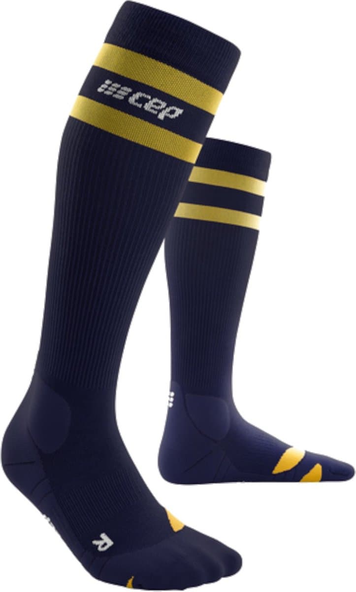 CEP Hiking Merino Tall Compressie - Navyblauw - Kuitomvang Dames 25-31 cm