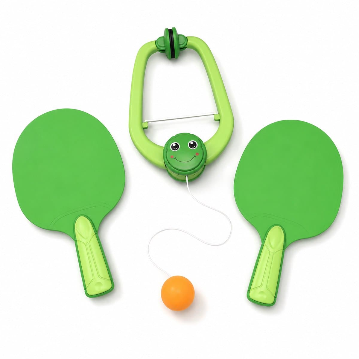 Jojoy - Tafeltennisspel voor Deurkozijn - Verstelbare Tafeltennistrainer - Inclusief Batjes & Ballen - Indoor Speelset voor Kinderen en Volwassenen - PINGPLAY