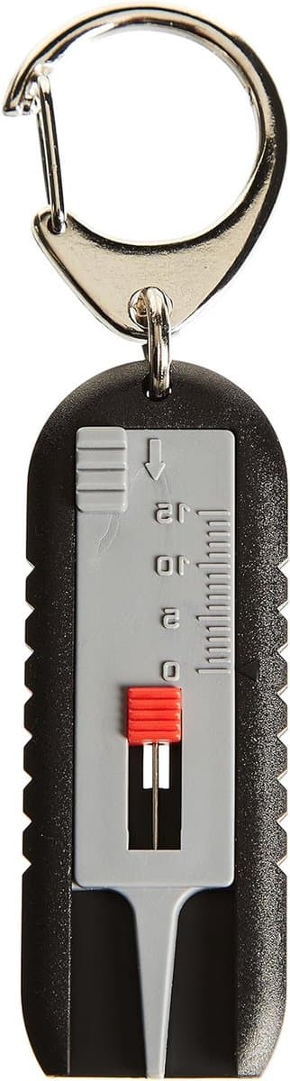 Bandenprofielmeter - Profielmeter - Banden Controleren - Incl. Reiniger - 0-15 mm - Zwart