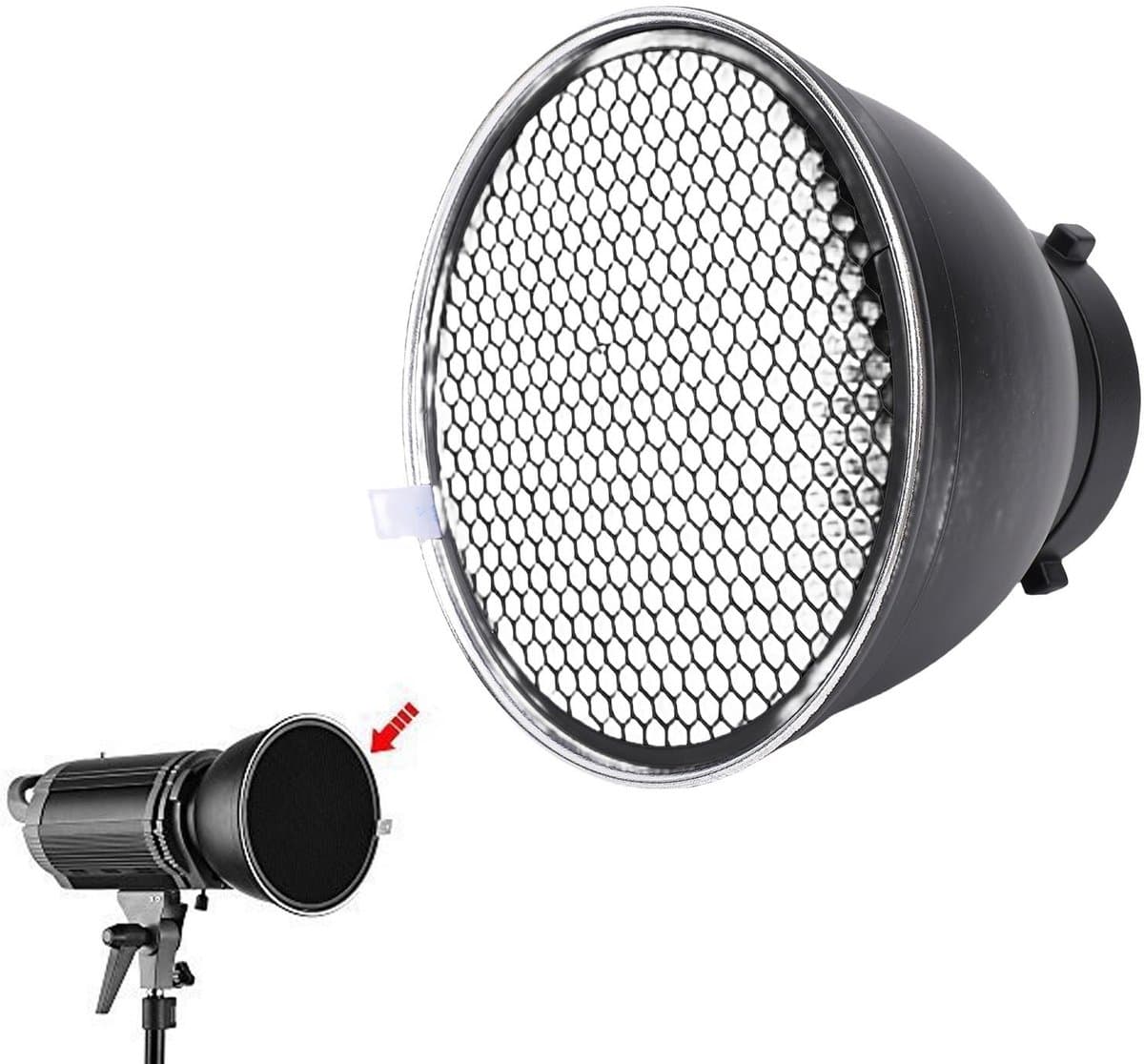 Dailygoods- Lichtmodifier Professioneel Zacht Licht Effect - Softbox Set - Reflector Diffuser - Aluminium Legering - Draagbaar - Compact Ontwerp