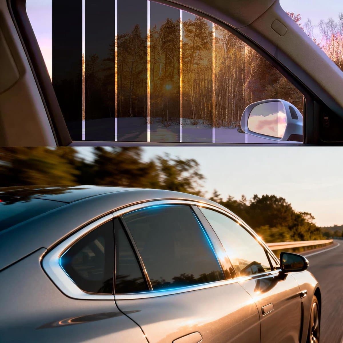 Tint folie auto - Raamfolie privacy - Zon weren - 99% UV blokkerend - 75 cm x 10 m