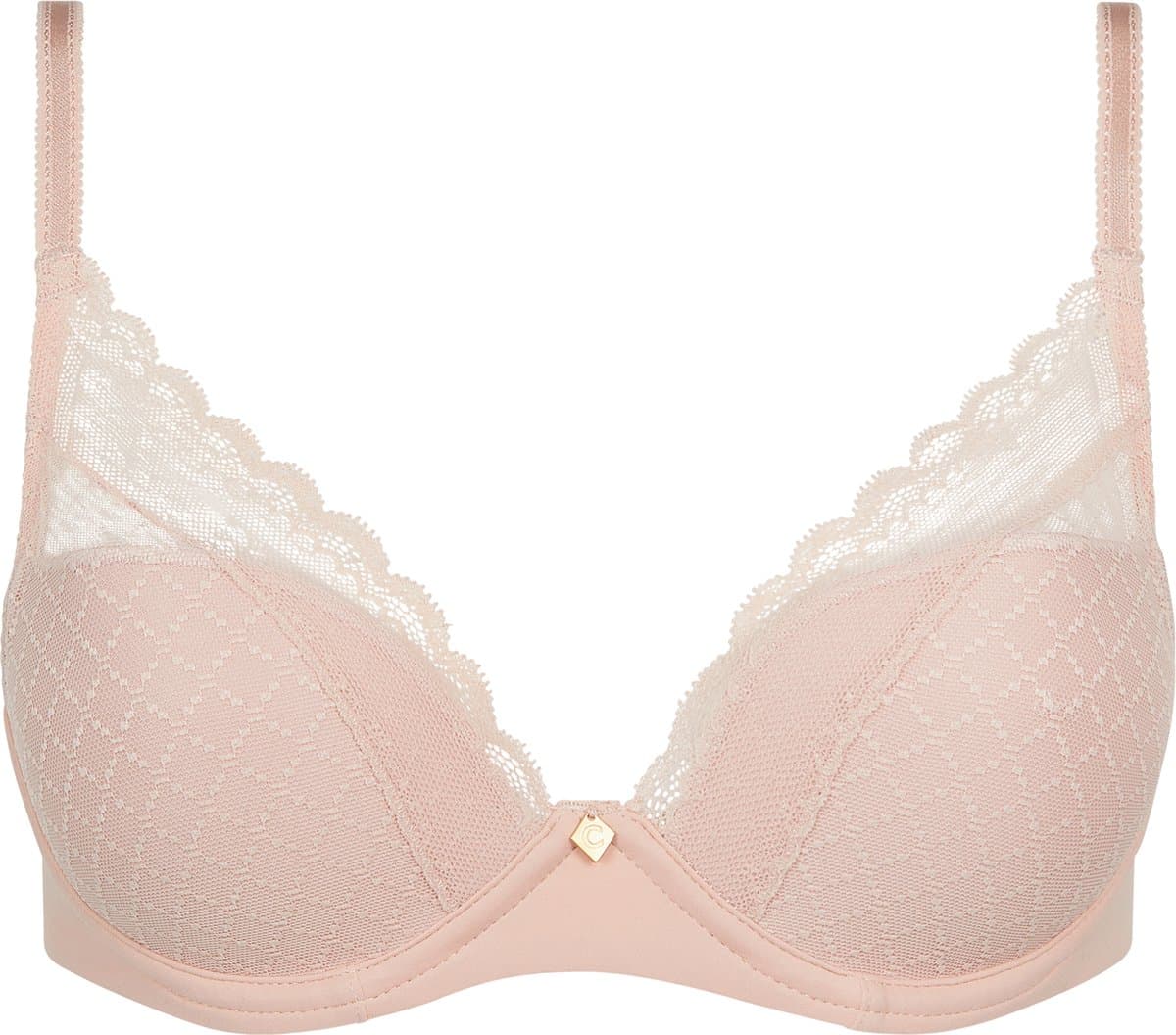 Chantelle - Norah Chic - Plunge T-Shirt Bh - Racerback - SOFT PINK