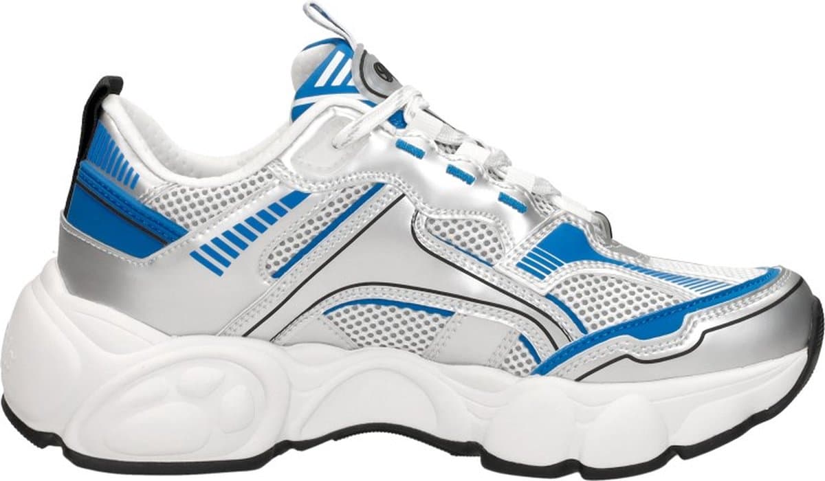 Buffalo CLD Run Jog Sneakers Laag - Zilverkleur - Maat 41