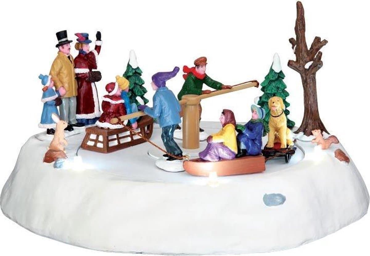 Lemax - Victorian Ice Merry Go Round - B/o (4.5v) - Kersthuisjes & Kerstdorpen