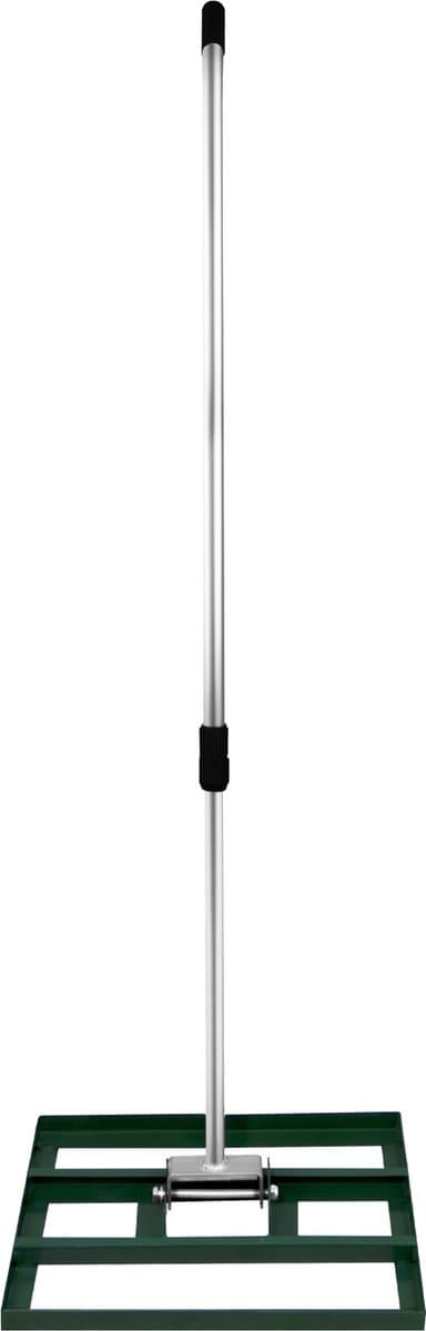 T-MECH Gazon Leveler - Nivellering Hark 50 cm - Verstelbaar Handvat: 1.20 tot 1.90 m - Comfortable Handgreep - Groen