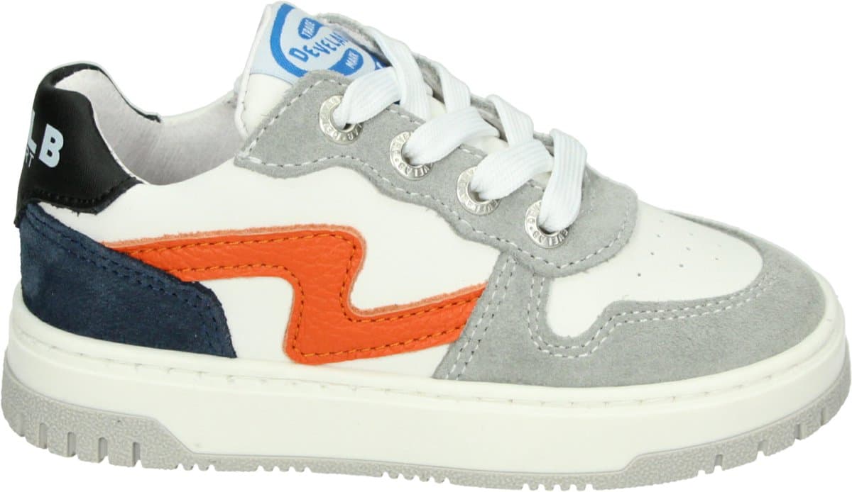Develab - 45241 - Lage schoenenJongensKindersneakers - Kleur: Wit/beige - Maat: 29