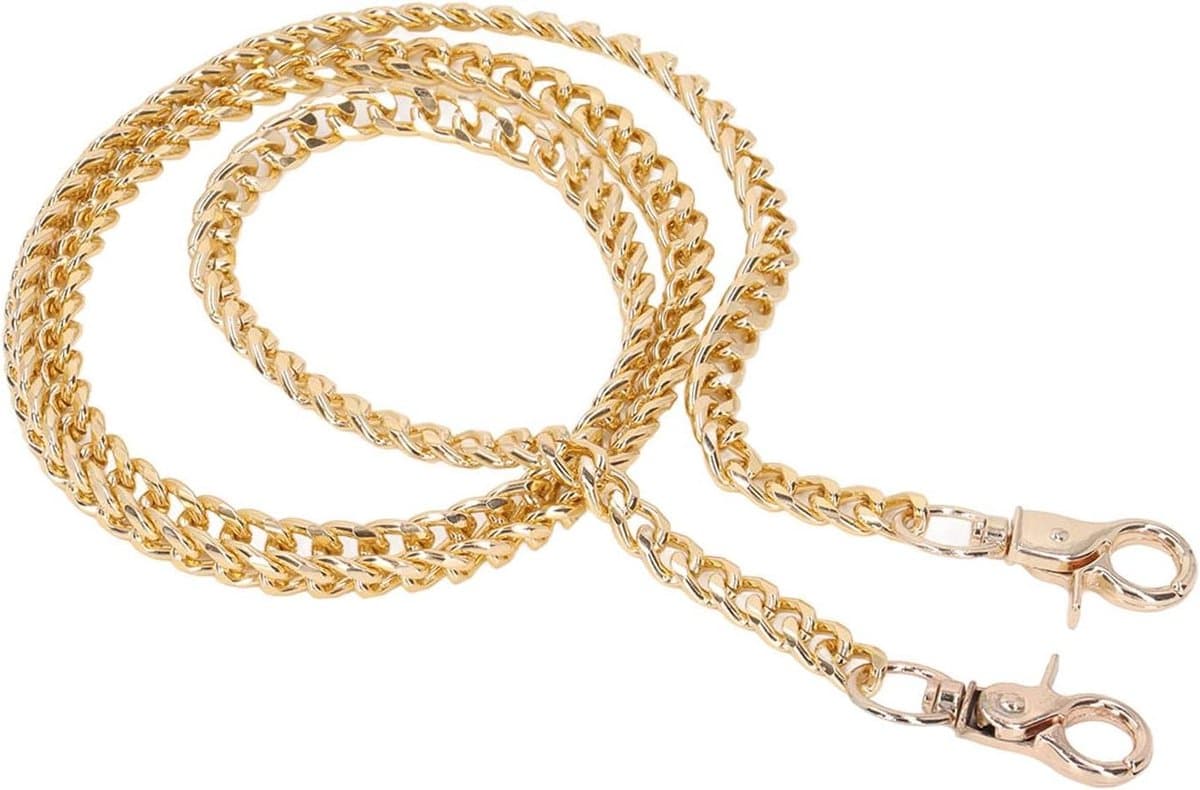 Aluminium Tassenketting - Metalen Ambachtelijke Ketting - Sieraden Maken - Niet Verkleurend Roestvrij - 1 Meter Lengte - Zilverkleurig