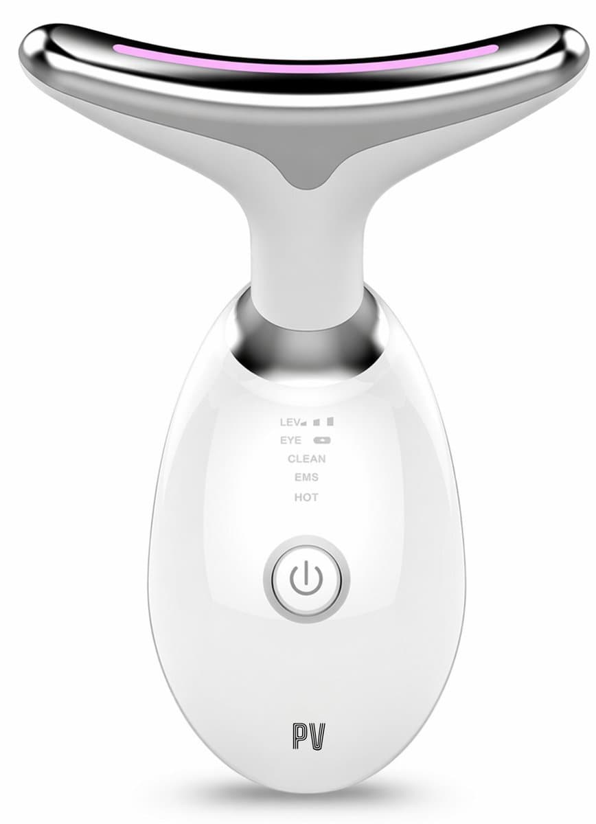 PureVolt Gezichtsmassage Apparaat - Wit - Bear Mini - Het Anti Ageing - Huidverjonging - Gezichtslifting - Gezichtsmassage - Huidverjongingsapparaat - Facelift apparaat - Anti rimpel - Gezichtsmassage