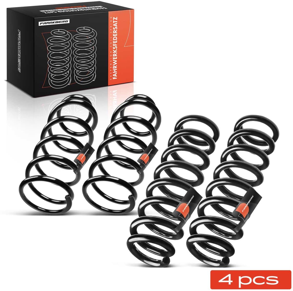 Frankberg 4x Veer Vooras Achteras voor Toyota Land Cruiser Prado J12