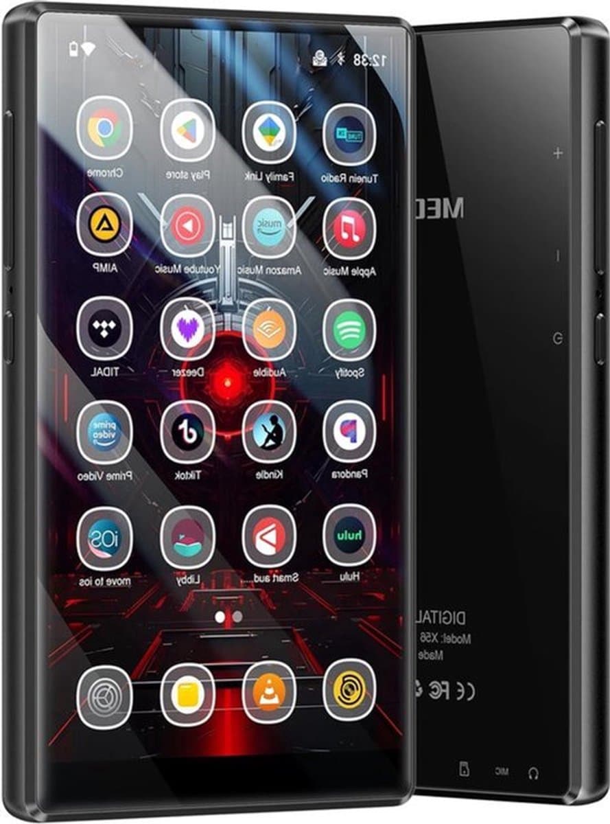 MP3 Speler – Muziekspeler – Draagbare Speler – Media Speler – Streaming Speler – Android 13 & 8-Core Processor – 5-Inch IPS HD Scherm 1080P