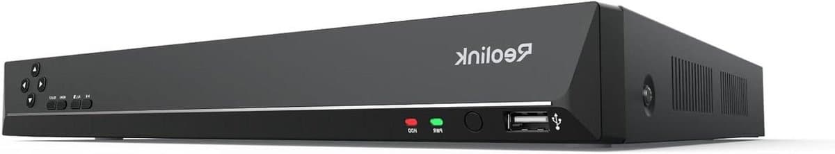 Netwerk Video Recorder - Bewakingssysteem Recorder - Thuisbeveiliging Monitoren - 16 PoE Poorten - 24 Kanalen Uitbreidbaar - Zwart