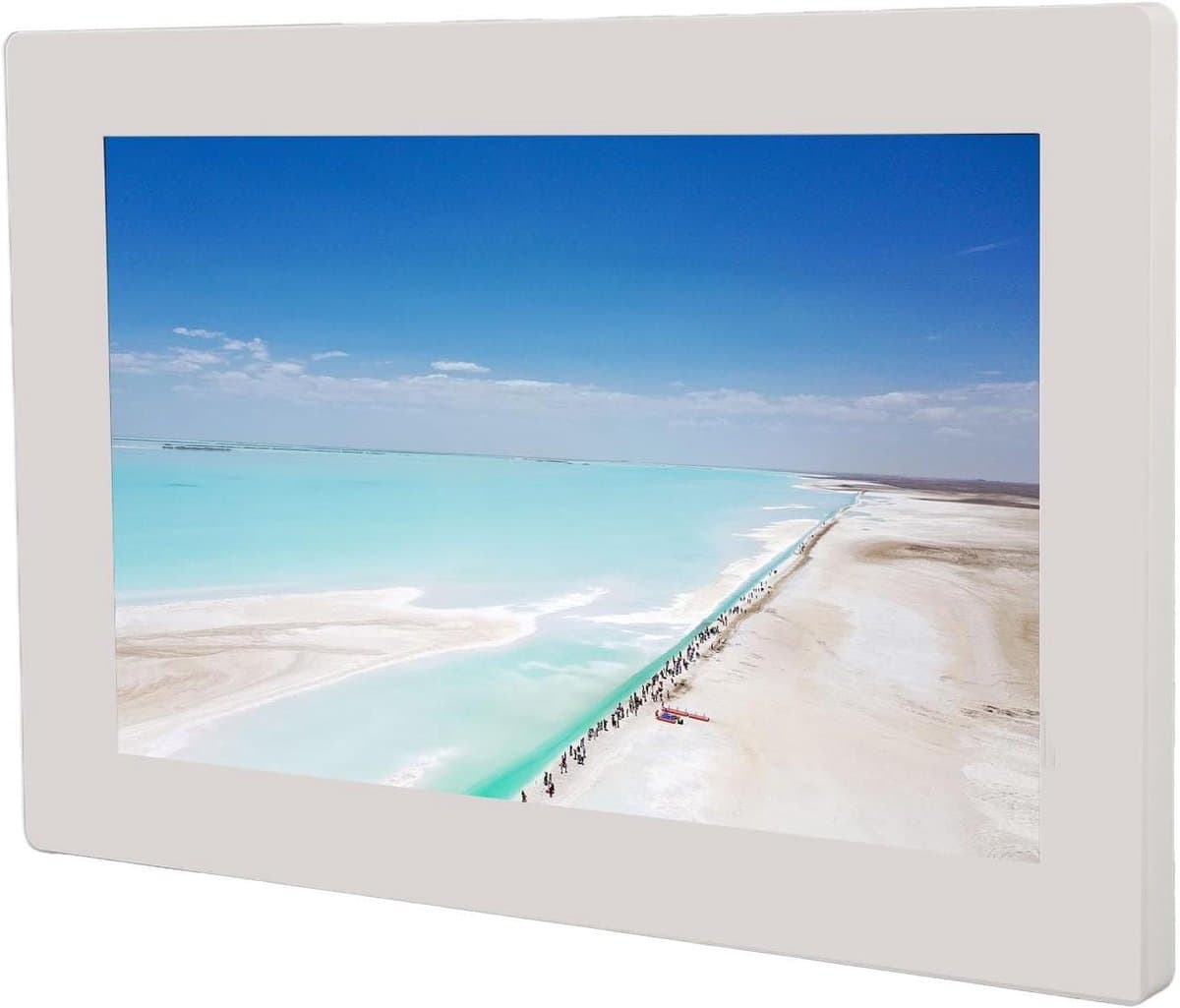Digitale Fotolijst - Schermafbeelding Weergever - Foto's Delen - WiFi Cloud Connectiviteit - 10 Inch Scherm - Wit