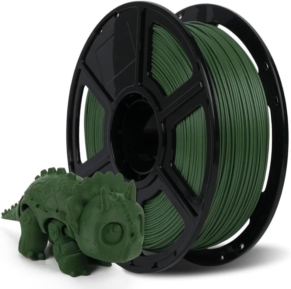 Koolstofvezel PETG Filament - 3D Printer Draad - Robuuste 3D Prints - Verbeterde Sterkte - 1 kg 1.75 mm - Grasgroen