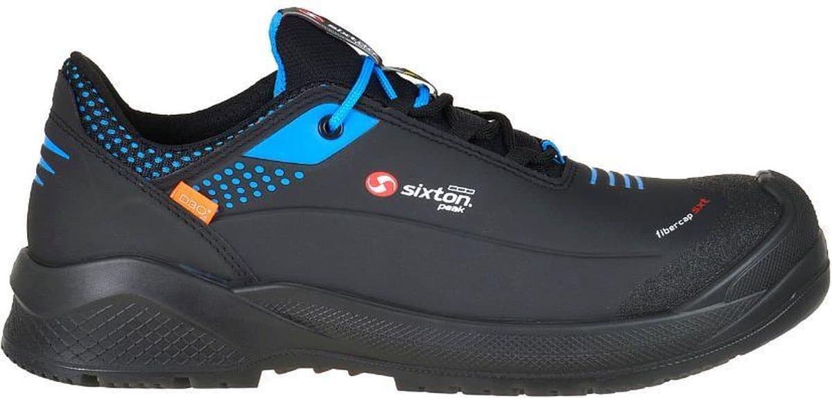 Sixton Resolute Forza Metaalvrije Werkschoen ESD S3 43452-12 - Mannen - Zwart/Blauw - 46
