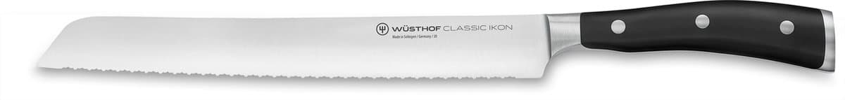 Wusthof - Classic Ikon Broodmes met precisie dubbele kartel 23 cm