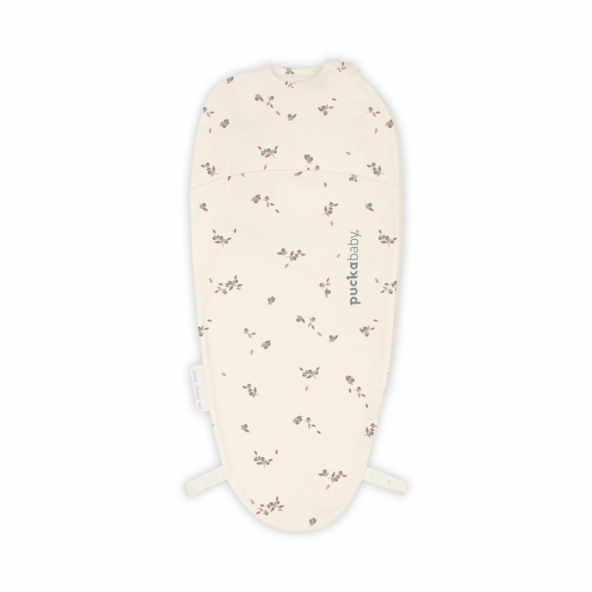 Puckababy Piep Inbakerslaapzakje baby (0-3m) - Blueberries - Katoen TOG 0.5