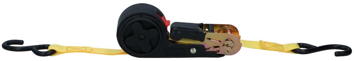 Dunlop Ratchet Strap - 4 m, Geel/Zwart, 250 kg