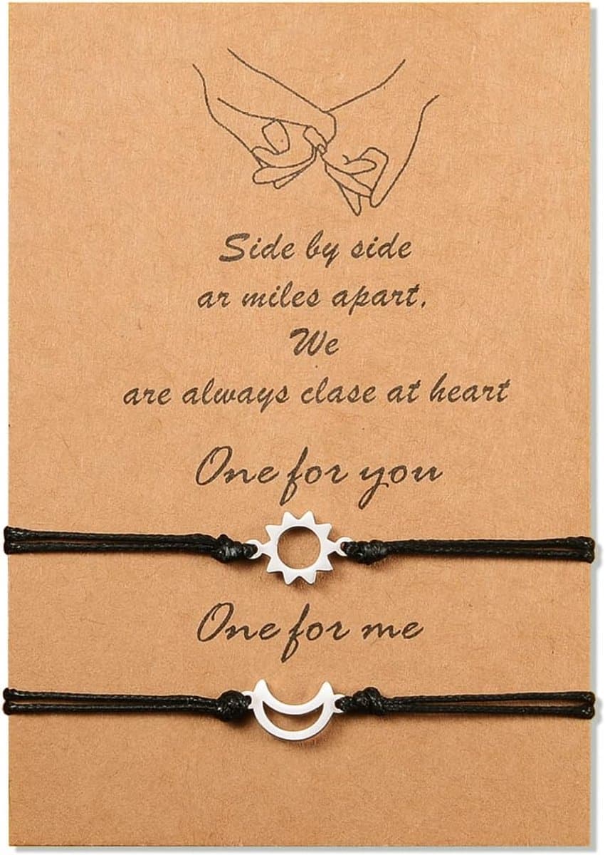 Armbanden voor mama, dochter, familie, koppels, beste vriendin, bijpassende armband, verstelbare afstand, schattig vriendschapscadeau, vriendschapscadeau, vriend, vriendin