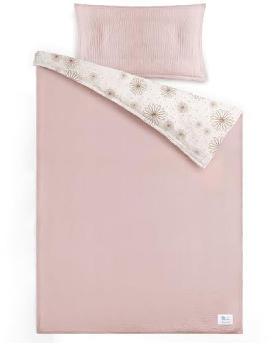 Musselin kinderbeddengoed set 100 x 135 cm voor baby's - licht en comfortabel, Oeko-Tex gecertificeerd