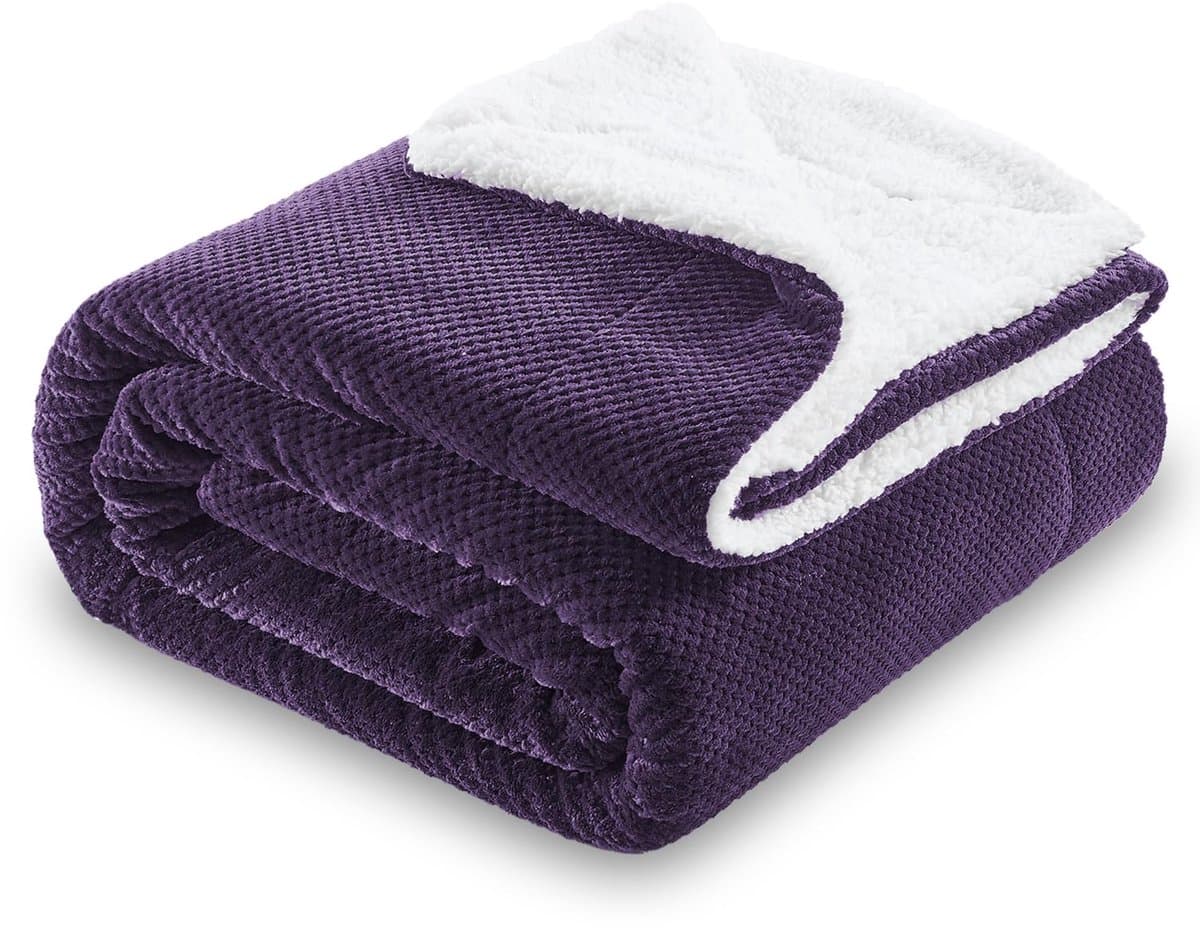 Sherpa-deken - Dubbelzijdig - 1 stuk - Polyester - Warm en comfortabel