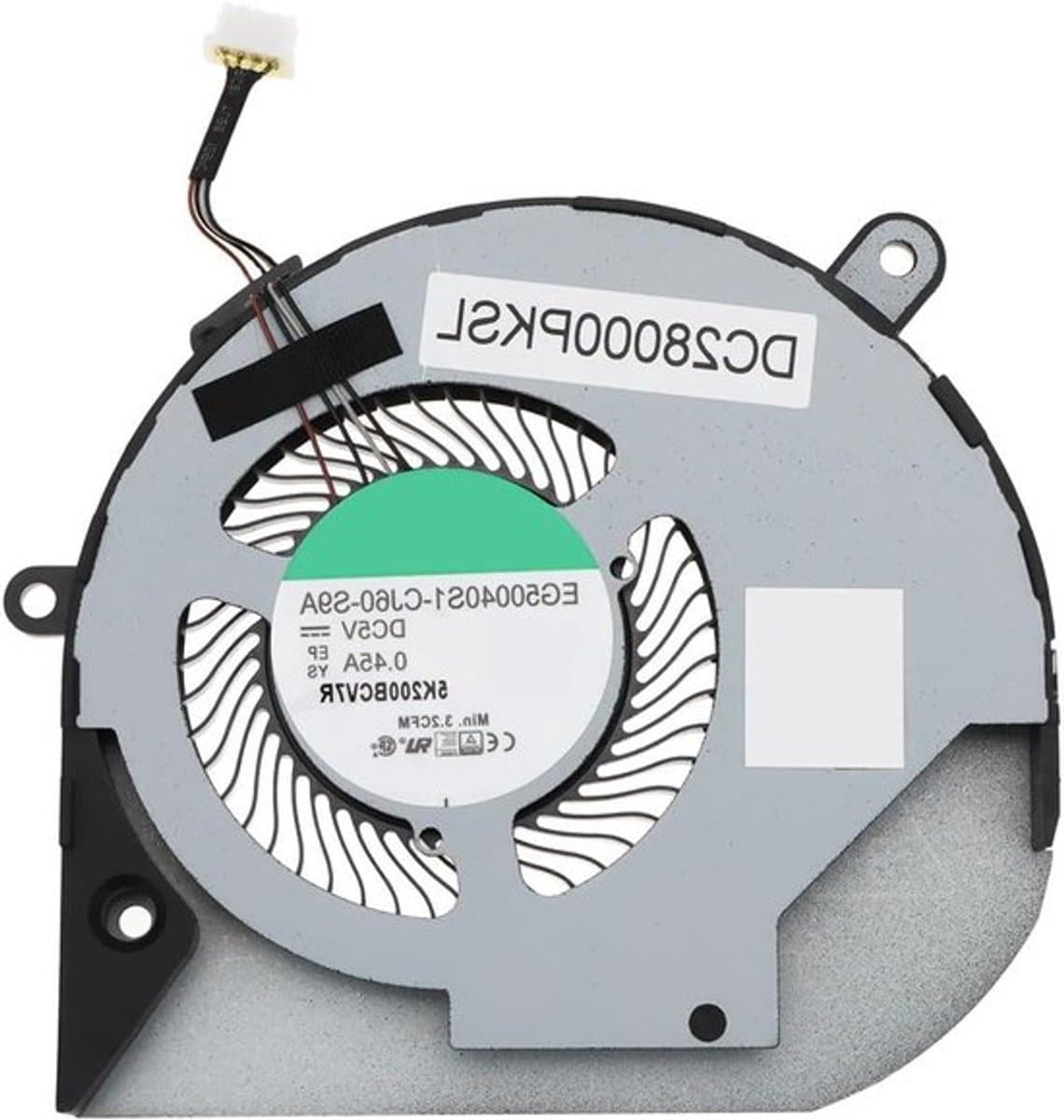 - CPU koelventilator - Dell Latitude 5510 - Precision 3550 - 3540 - T7HN - 06T7HN - Ventilator voor laptop - Geschikt voor meerdere modellen - Zwart.