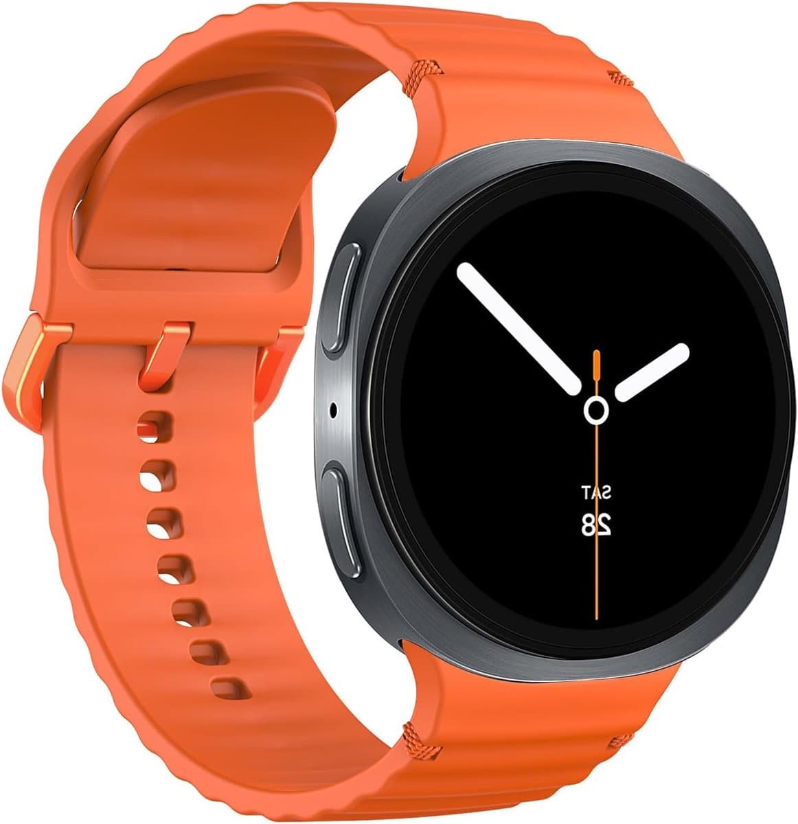 Silicone Sportband voor Samsung Galaxy Watch 8 en 8 Classic, Snelle Bevestiging, 40mm en 46mm, Voor Dames en Heren