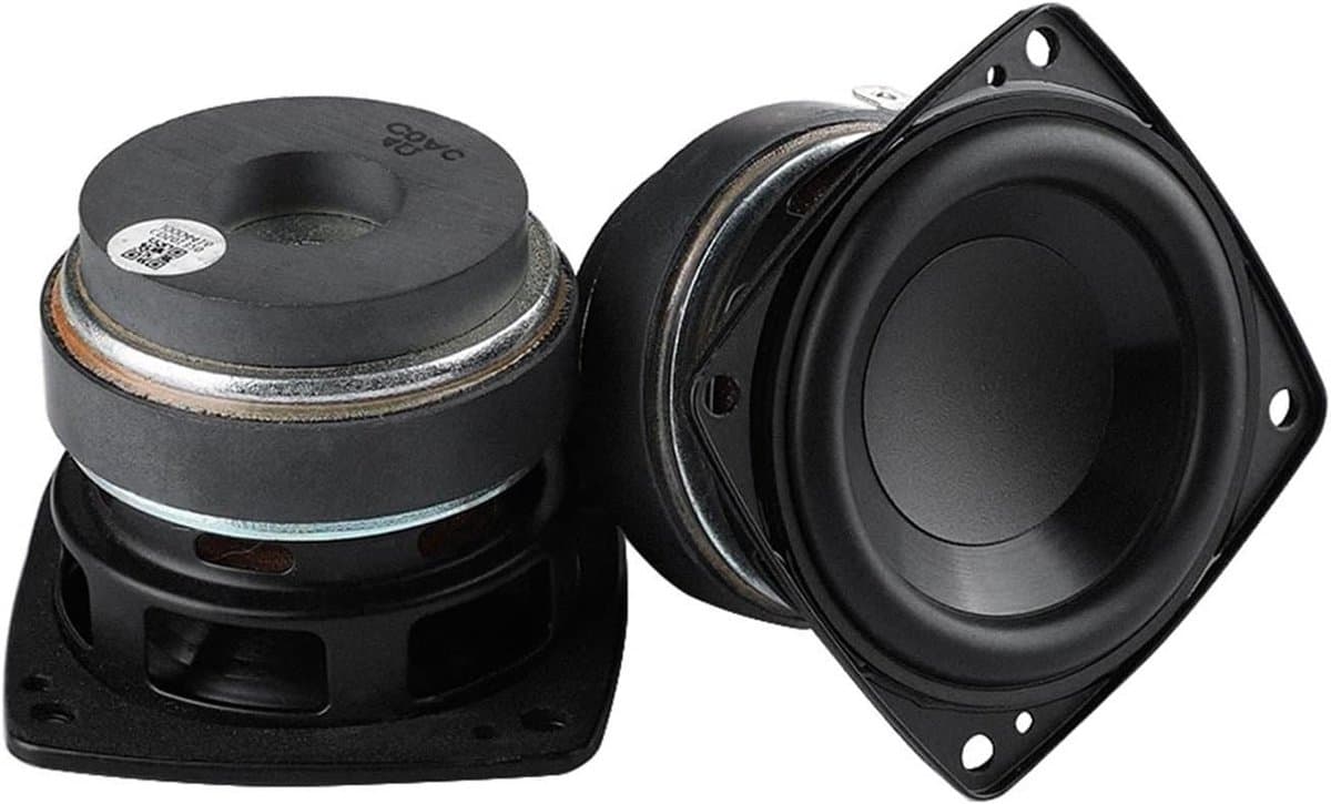 Mid-woofer Speaker Driver - Luidspreker Bas - Muziek Luisteren - Sterke Magneet - 2.75 Inch - Zwart