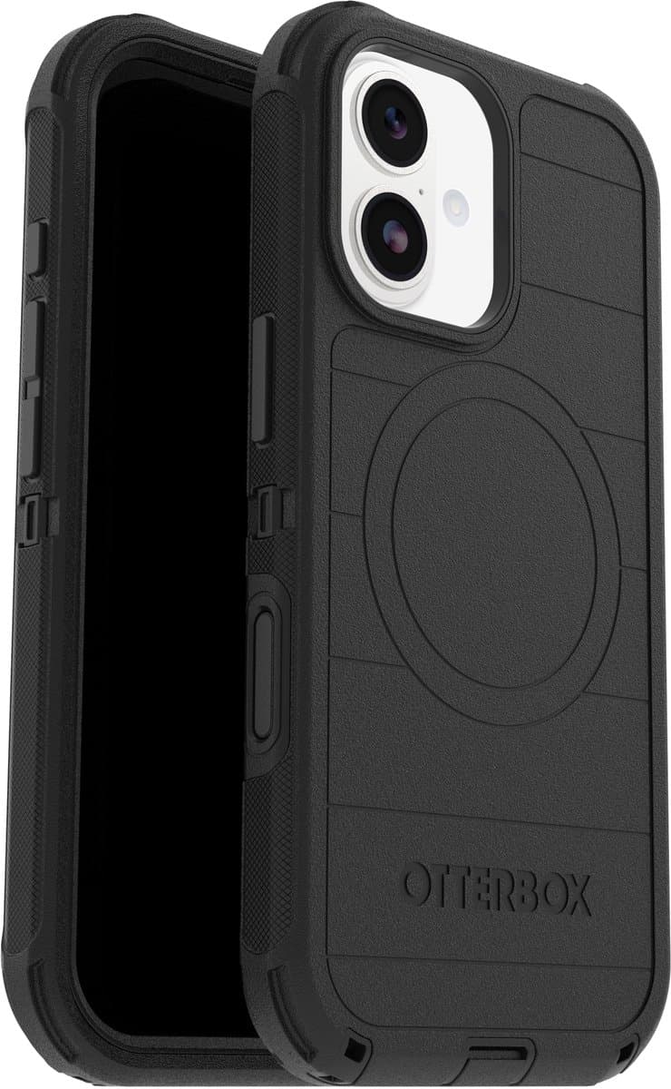 Otterbox Defender Pro iPhone 17 Back Cover met MagSafe Magneet Zwart