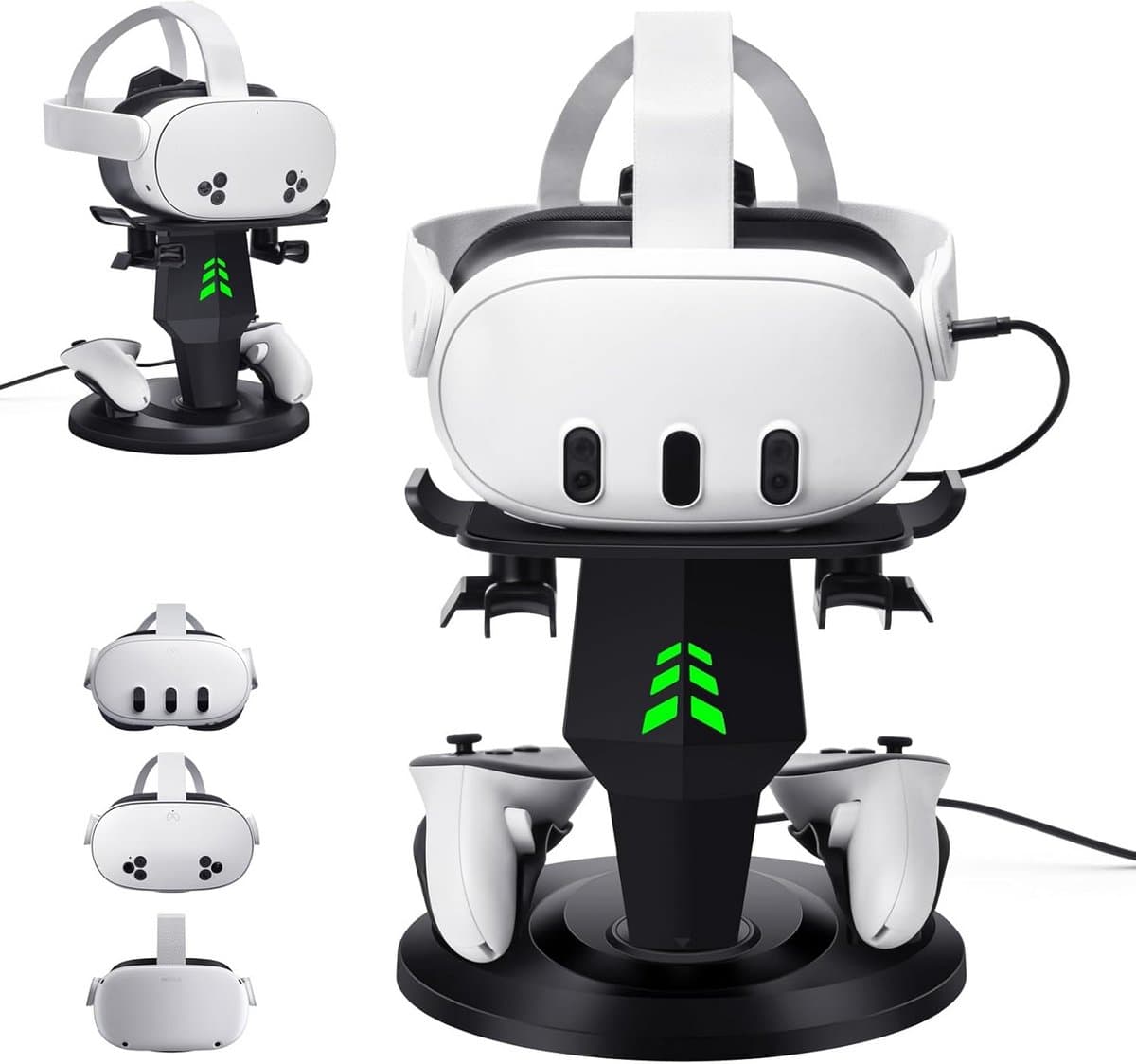 Oplaadstation voor VR Headset en Controllers - Geschikt voor Quest 3, Quest 3S en Quest 2