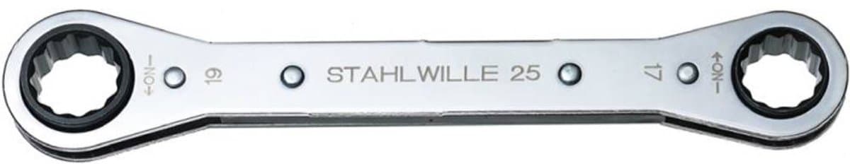 Stahlwille 41131618 25 16 X 18 RATSCHENRINGSCHLUESSEL Dubbele ringsleutelratelset Sleutelbreedte (metrisch) 16 - 18 mm