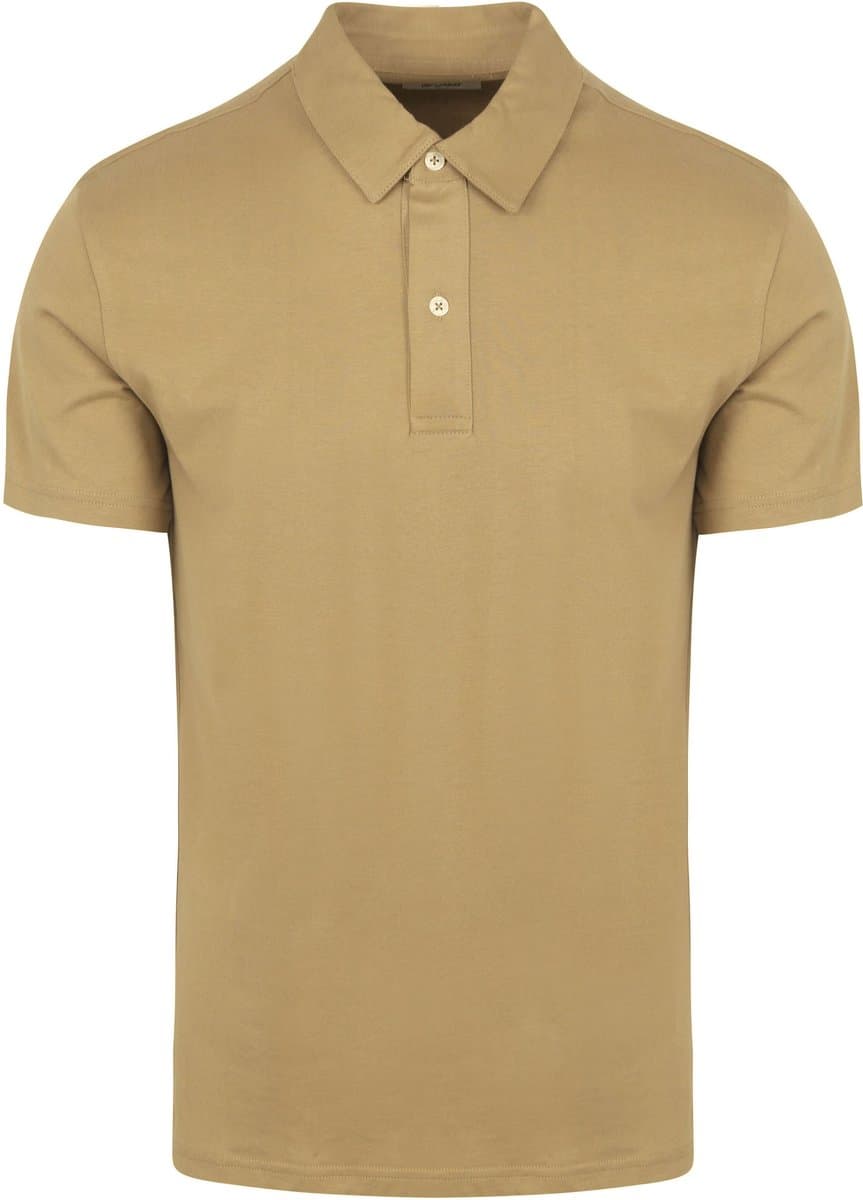 King Essentials The James Poloshirt Beige - Maat XXL - Heren - Polo shirt Heren met Korte mouw