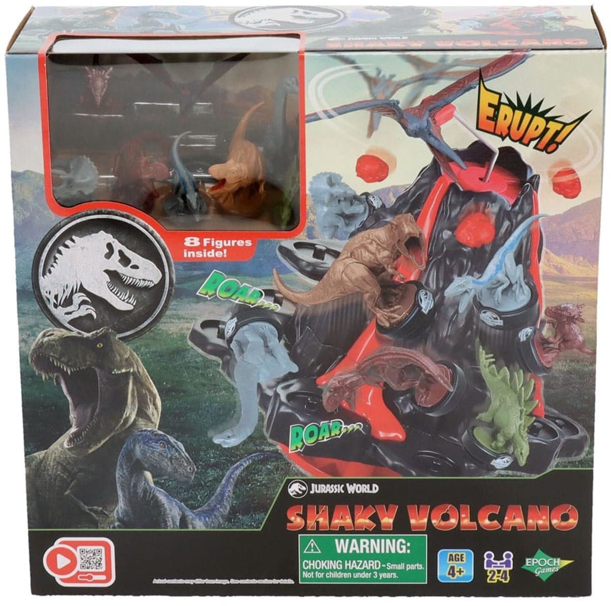 EPOCH Jurassic World Shaky Volcano - Kinderspel met dinosaurussen