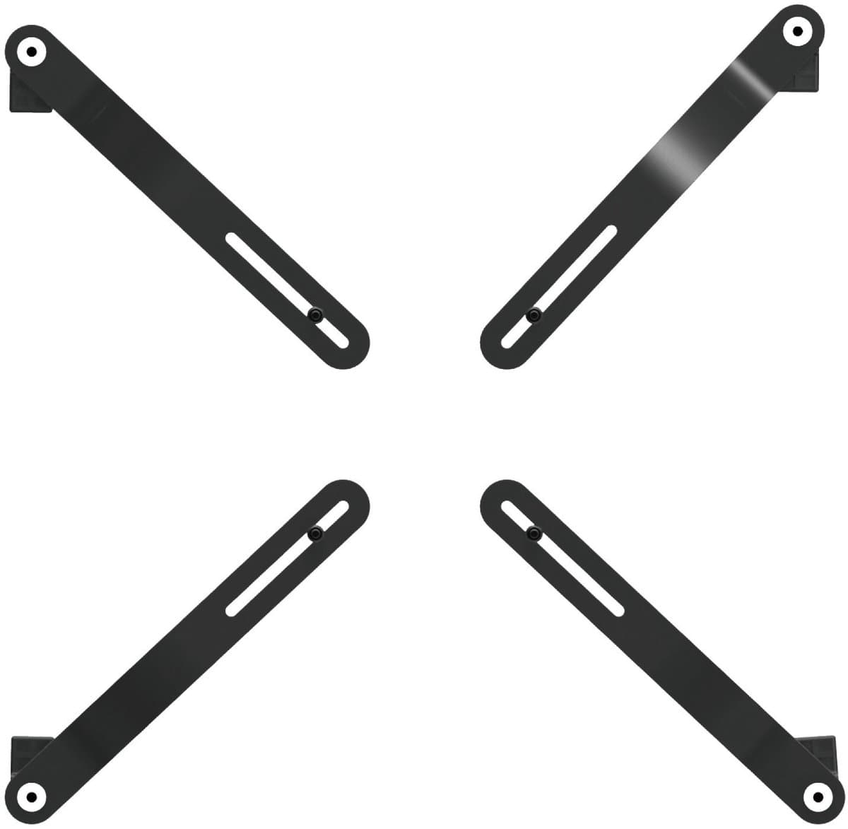 VESA adapter VESA 50, 75 en 100 (beugel) naar Non-VESA (scherm) / zwart