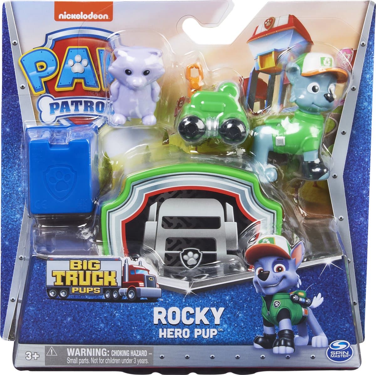 Spin Master Paw Patrol Big Truck Pups Actiefiguur Rocky - Inclusief drone en accessoires