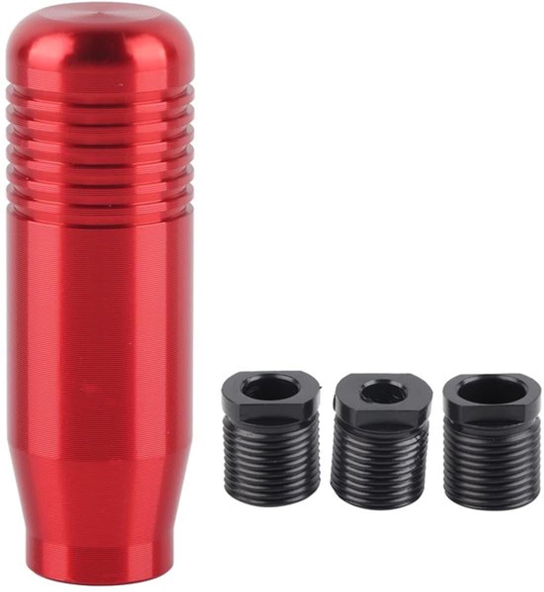 Versnellingspook Knop Aluminium - Pookknop Universeel - 8.5cm Lengte - Ergonomisch Ontwerp - Duurzaam Materiaal - Stijlvolle Uiterlijk - Versnellingsknop